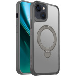 Etteri Matt Mag Ring case for iPhone 13 6,1'' grey