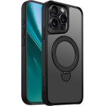 Etteri Matt Mag Ring case for iPhone 15 Pro Max 6,7'' black