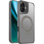 Etteri Matt Mag Ring case for iPhone 16 6,1'' grey