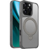 Etteri Matt Mag Ring case for iPhone 16 Pro 6,3'' grey
