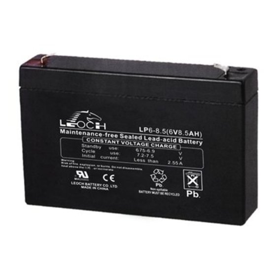 ��������� �������� 6V 8.5AH (L149XW33XH92) LEOCH