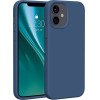 Etteri Silicone case for iPhone 12 / 12 Pro 6,1'' dark blue