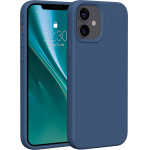 Etteri Silicone case for iPhone 12 / 12 Pro 6,1'' dark blue