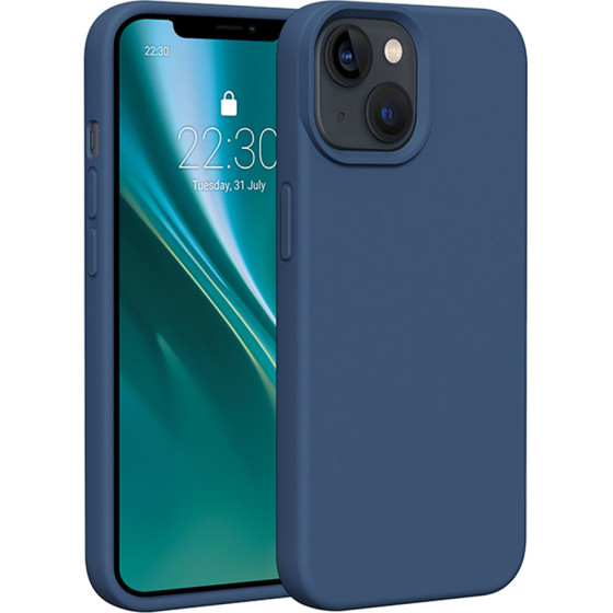 Etteri Silicone case for iPhone 14 6,1'' dark blue