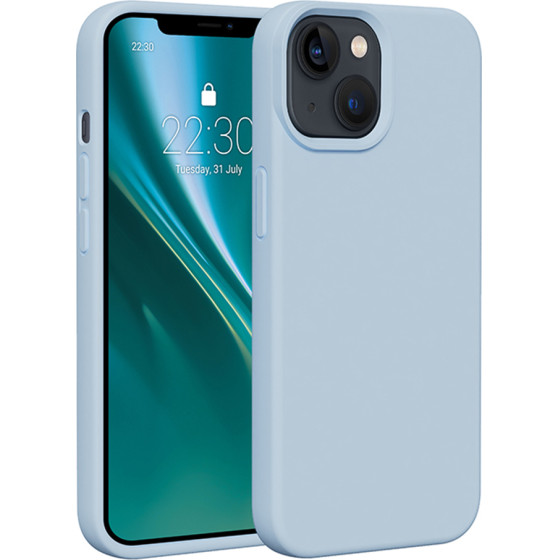 Etteri Silicone case for iPhone 14 6,1'' light blue
