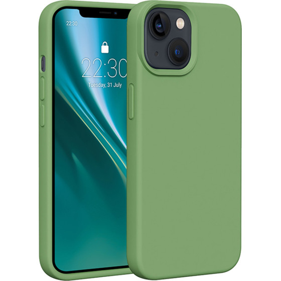 Etteri Silicone case for iPhone 14 6,1'' light green