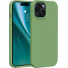 Etteri Silicone case for iPhone 15 6,1'' light green