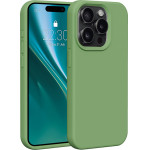 Etteri Silicone case for iPhone 15 Pro 6,1'' light green