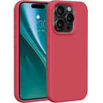 Etteri Silicone case for iPhone 15 Pro 6,1'' raspberry