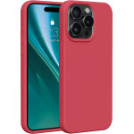 Etteri Silicone case for iPhone 15 Pro Max 6,7'' raspberry