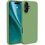 Etteri Silicone case for iPhone 16 6,1'' light green