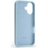 Etteri Silicone case for iPhone 16 Plus 6,7'' light blue