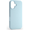 Etteri Silicone case for iPhone 16 Plus 6,7'' light blue