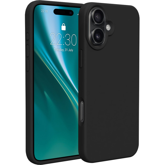 Etteri Silicone case for iPhone 16 Plus 6,7'' black