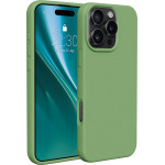 Etteri Silicone case for iPhone 16 Pro 6,3'' light green