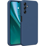 Etteri Silicone case for Samsung Galaxy A14 dark blue