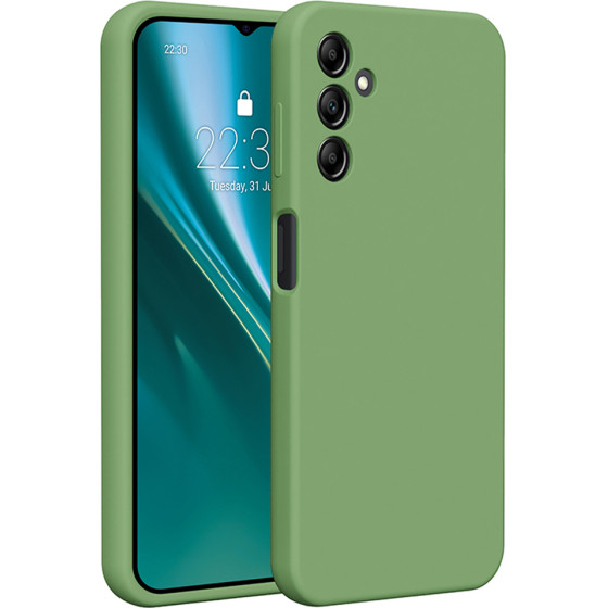 Etteri Silicone case for Samsung Galaxy A14 light green