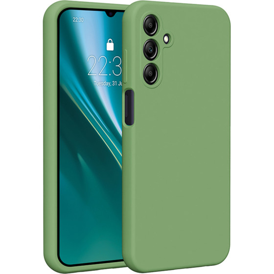 Etteri Silicone case for Samsung Galaxy A15 4G / A15 5G light green