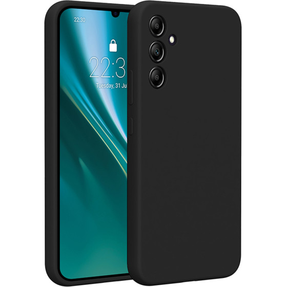 Etteri Silicone case for Samsung Galaxy A34 5G black