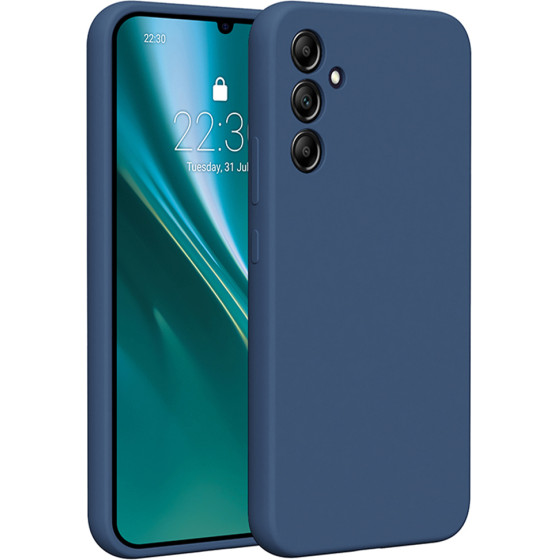 Etteri Silicone case for Samsung Galaxy A34 5G dark blue