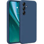 Etteri Silicone case for Samsung Galaxy A35 5G dark blue
