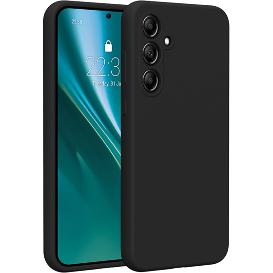 Etteri Silicone case for Samsung Galaxy A35 5G black