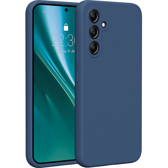 Etteri Silicone case for Samsung Galaxy A54 5G dark blue
