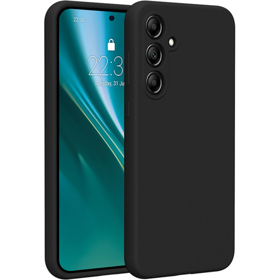 Etteri Silicone case for Samsung Galaxy A55 5G black