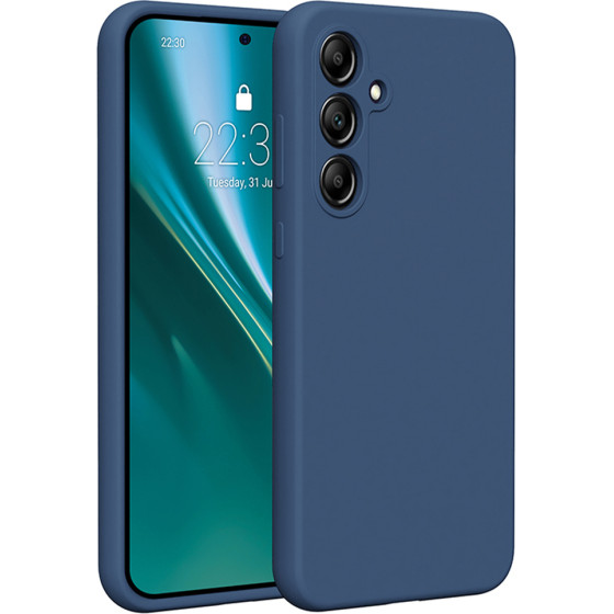 Etteri Silicone case for Samsung Galaxy A55 5G dark blue