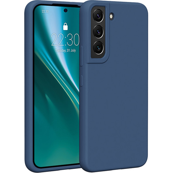 Etteri Silicone case for Samsung Galaxy S22 dark blue