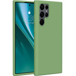 Etteri Silicone case for Samsung Galaxy S22 Ultra light green