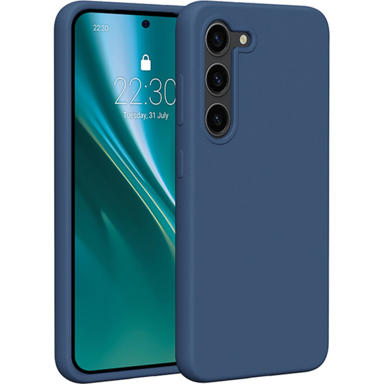 Etteri Silicone case for Samsung Galaxy S23 dark blue