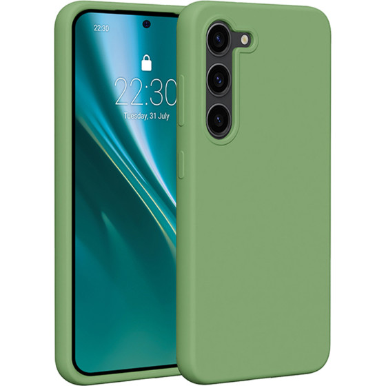 Etteri Silicone case for Samsung Galaxy S23 light green