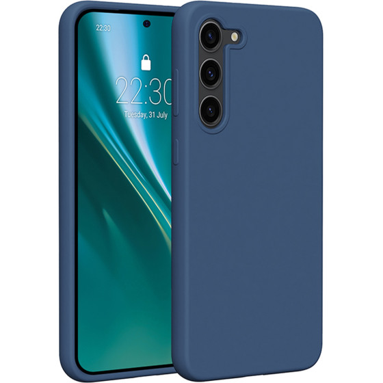 Etteri Silicone case for Samsung Galaxy S23 Plus dark blue