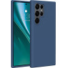 Etteri Silicone case for Samsung Galaxy S23 Ultra dark blue