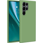 Etteri Silicone case for Samsung Galaxy S23 Ultra light green