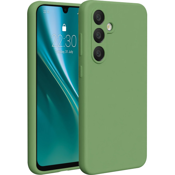 Etteri Silicone case for Samsung Galaxy S24 FE light green