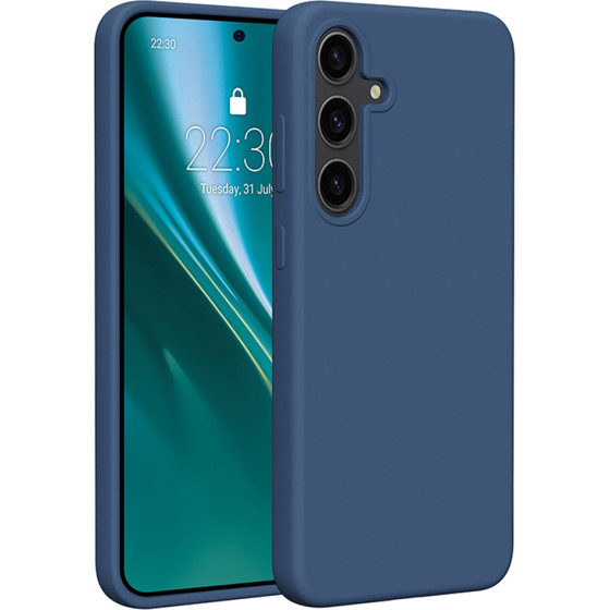 Etteri Silicone case for Samsung Galaxy S24 Plus dark blue