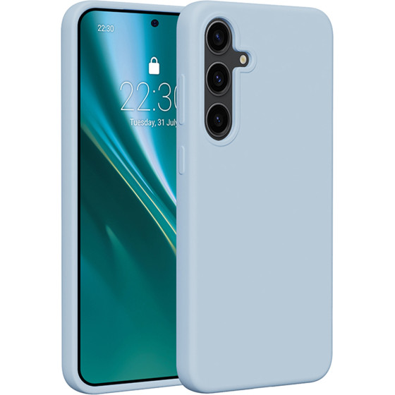 Etteri Silicone case for Samsung Galaxy S24 Plus light blue