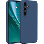 Etteri Silicone case for Samsung Galaxy S25 Plus dark blue