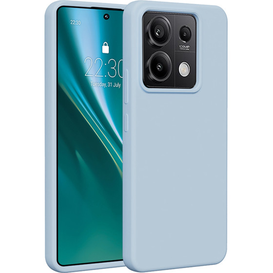 Etteri Silicone case for Xiaomi Redmi Note 13 Pro 5G light blue