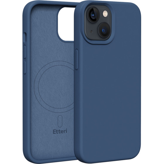 Etteri Silicone Mag case for iPhone 13 6,1'' dark blue