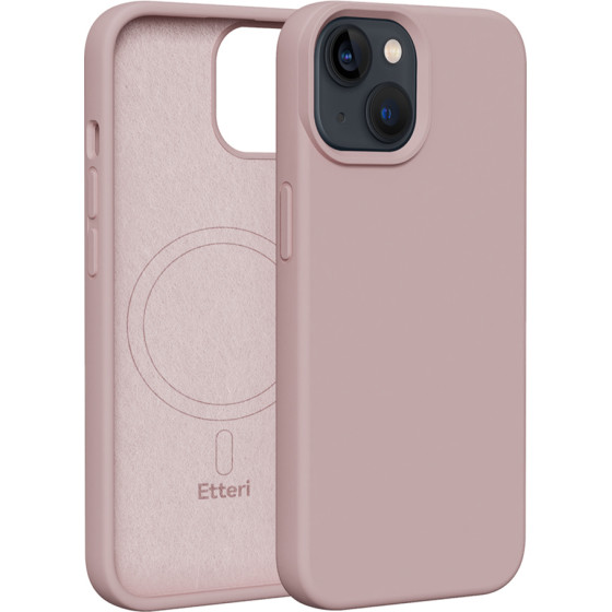Etteri Silicone Mag case for iPhone 13 6,1'' light pink