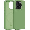 Etteri Silicone Mag case for iPhone 15 Pro 6,1'' light green