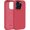 Etteri Silicone Mag case for iPhone 15 Pro 6,1'' raspberry
