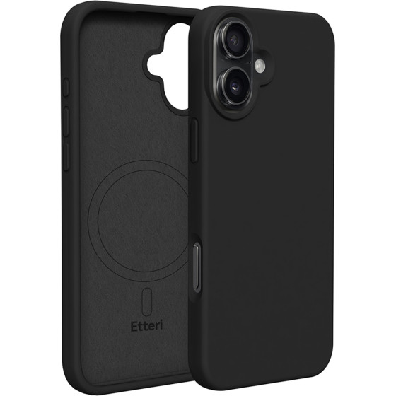Etteri Silicone Mag case for iPhone 16 6,1'' black