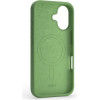 Etteri Silicone Mag case for iPhone 16 Plus 6,7'' light green