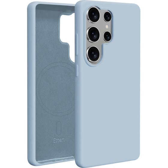 Etteri Silicone Mag case for Samsung Galaxy S25 Ultra light blue