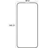 Etteri tempered glass 9D for iPhone 15 Pro 6,1''