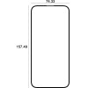 Etteri tempered glass 9D for iPhone 16 Plus 6,7''